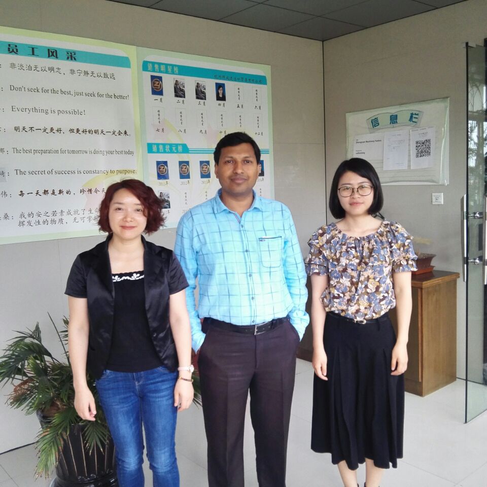 Customer visit from India for Roof Roll Forming Machine 