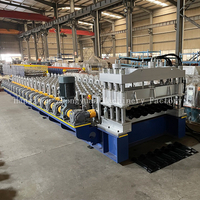 Metal metrocopo tile roof roll forming machine with gear box